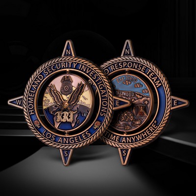 Spinner Challenge Coin