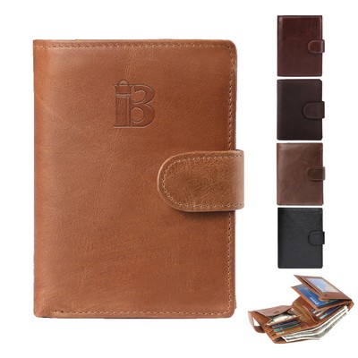 Genuine Leather RFID Wallet