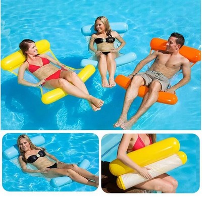 Inflatable Pool Floats Hammock, Water Hammock Lounges, Multi-Purpose Swimming Pool Accessories(Saddl