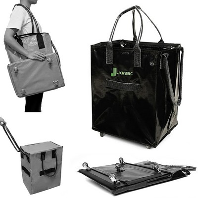 Folding Zippers Cover Trolley Luggage Cart