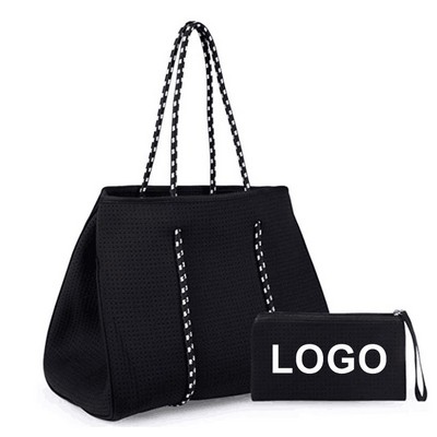 Neoprene Beach Tote Pouch