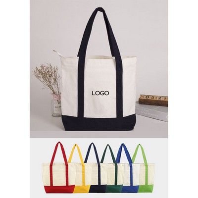 Eco-Friendly Reusable Cotton Canvas Market Bag Tote Bag 13"x 15"