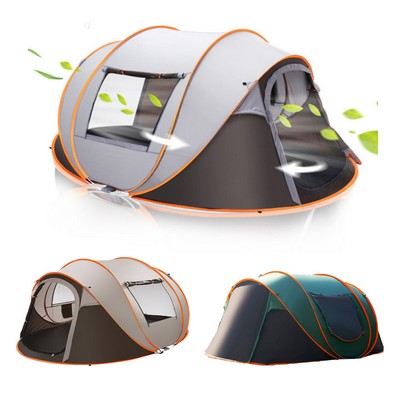 Automatic Setup Pop Up Waterproof 4-Person Camp Tent