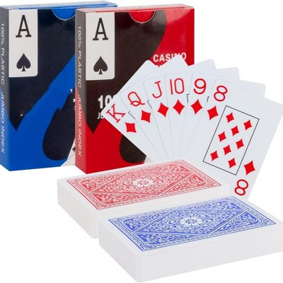 Custom Premium High Quality PVC Poker Playing Cards and Card Decks