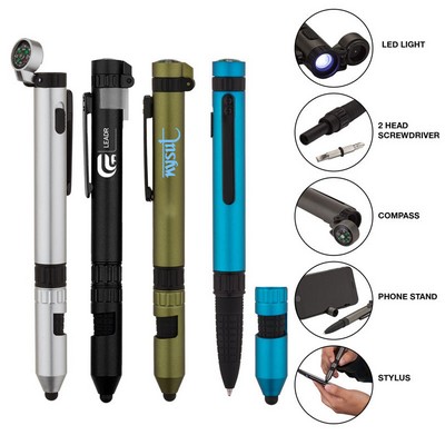 6 in 1 Multi Functional Tool Pen