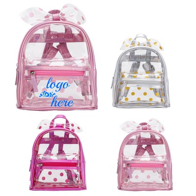 Clear Cartoon Children'S Backpack