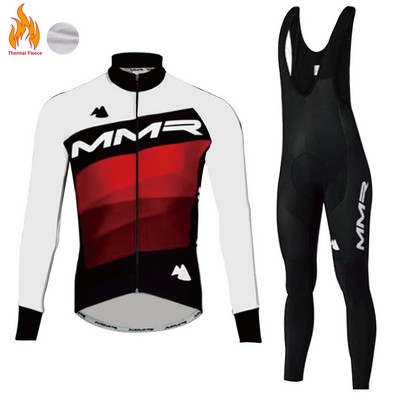 Winter Thermal Fleece long sleeve Cycling Jersey