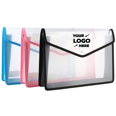 A4 Size Transparent Document Bag