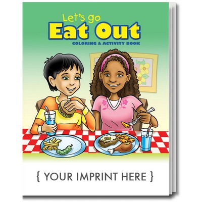 Let's Go Eat Out Coloring Book Fun Pack