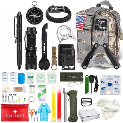 Outdoor Survival Multi-Tool Kit