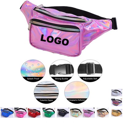 Pvc Fashion Holographic Waist Bag