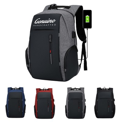 USB Charging Port Laptop Backpack