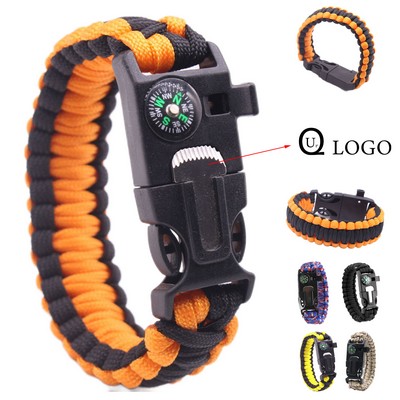 5-In-1 Paracord Survival Bracelet