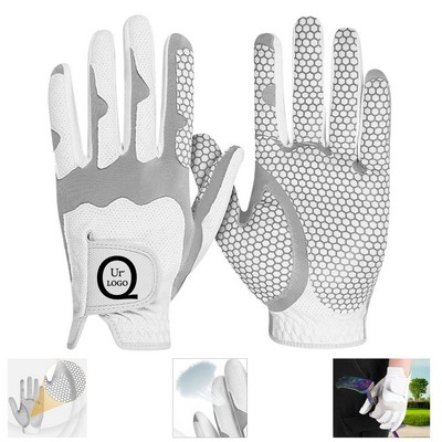 Sheepskin Stretch Lycra Left Hand Men'S Golf Glove