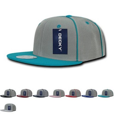 Decky High Profile Structured Piped Snapback Closure