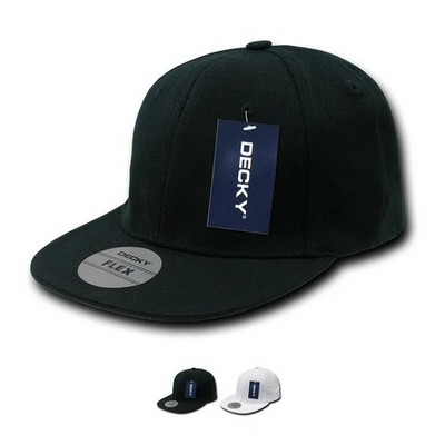 Decky Structured Flex Cap w/Flat Bill