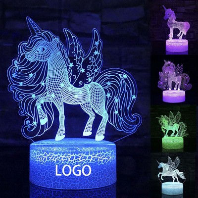 3D Optical Illusion Night Light