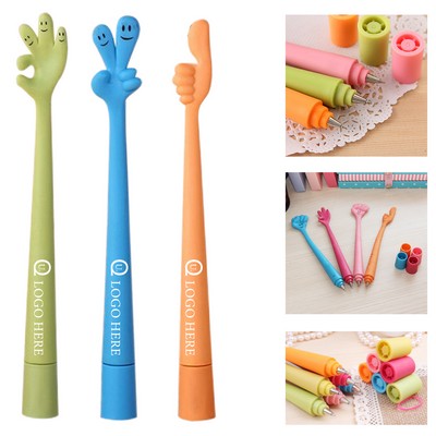 Creative Cartoon Finger Shape Ballpoint Pen