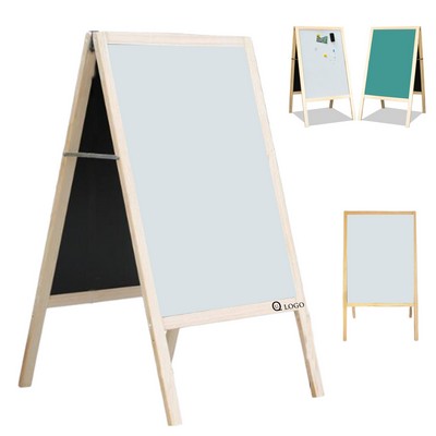 Wooden Frame Drawing Chalkboard