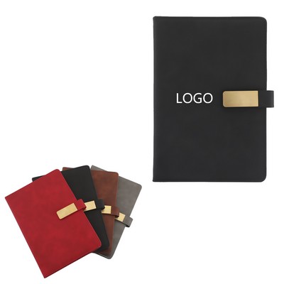 Business Notebook with Magnetic Closure