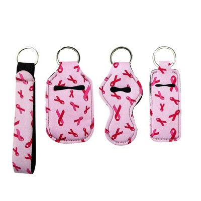 Pink Ribbon Hand Sanitizer Holder