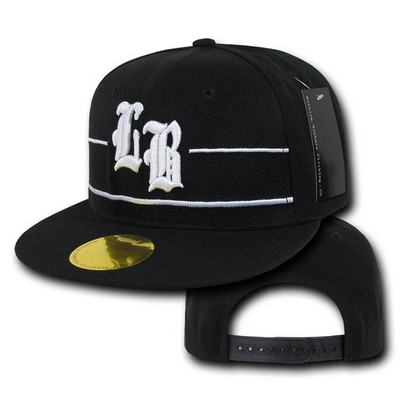 Long Beach City Snapback Country Cap w/Flat Bill