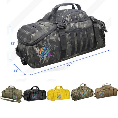 3 In 1 Tactical 85 Liters Military Backpack Travel Duffle Bag