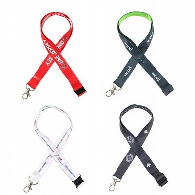 5/8" Dye-Sublimated Lanyard w/ Safety Breakaway