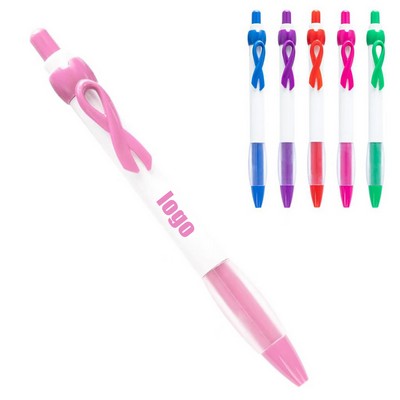 Pink Ribbon Breast Cancer Awareness Pen