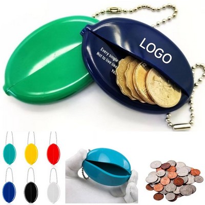 Oval Coin Purse Coin Holders