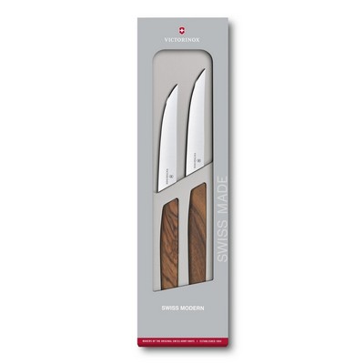 Victorinox Swiss Army Corporate Gifts Swiss Modern Swiss Modern Steak Knife Set, Straight Edge