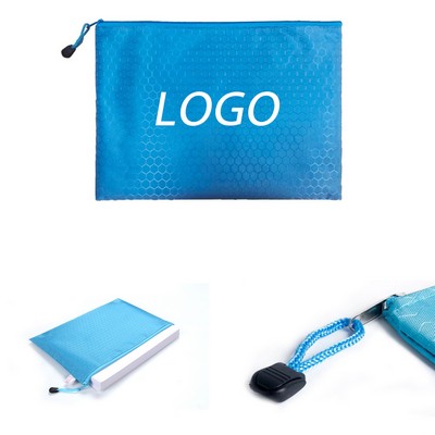 A4 Size Document Holder Zipper Organizer Pouch