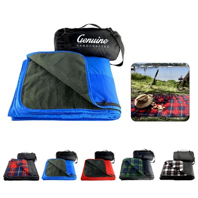 Large Quilted Fleece Stadium Blanket