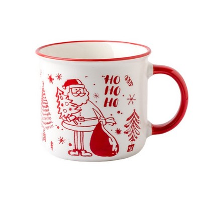 12oz Printed Christmas Mug - Santa Claus