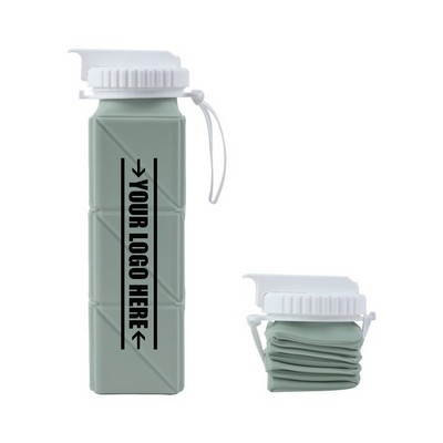 Square Foldable Water Bottle