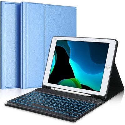 Kidder iBank® Bluetooth Keyboard Case for iPad 10.2'' (Light Blue)