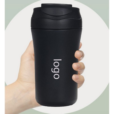 One Lid Dual-Use Thermos Cup With Straw