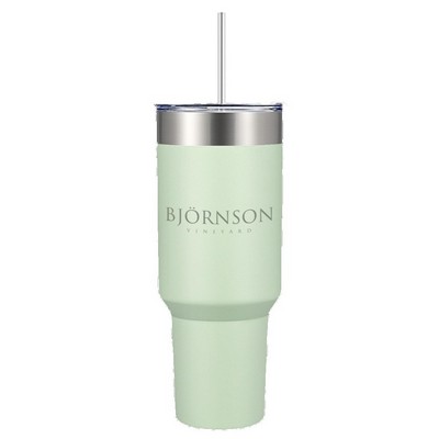 40oz. Insulated Tumbler with Straw