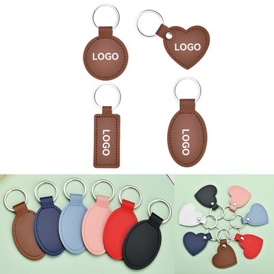 Custom PU Leather Keychains