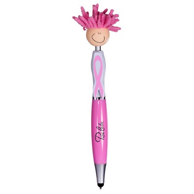 MopToppers Breast Cancer Awareness Screen Cleaner With Stylus Pen