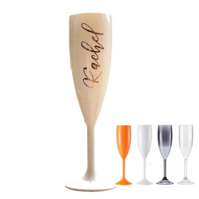 Plastic Champagne Wine Glasses