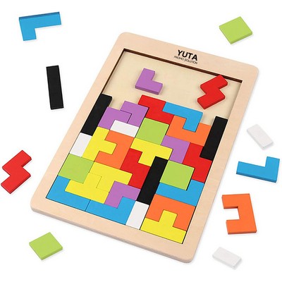 Wooden Kids Puzzles Brain Teasers Toy Educational Gift