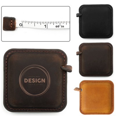 Genuine Leather Mini Tape Measure