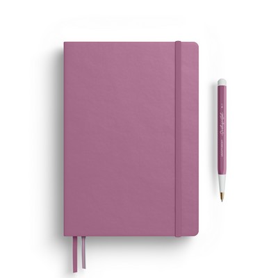 A5 Medium Softcover Notebook - Dusty Rose, Dotted Pages