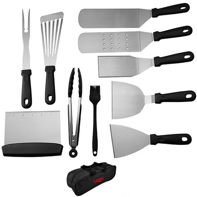 10 Piece Outdoor BBQ Tool Set