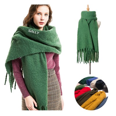 Long Oversized Ladies Scarves For Winter