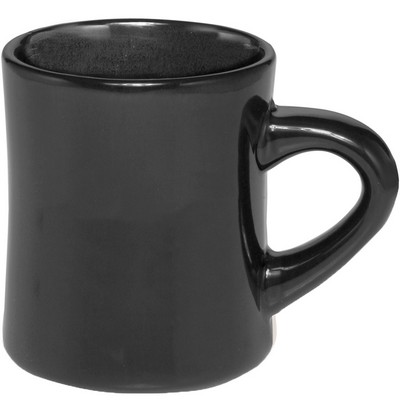 Thick Grip Glossy Ceramic Diner Custom Mugs -12 oz