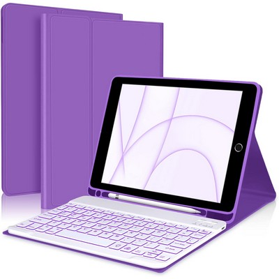 Kidder iBank® Bluetooth Keyboard Case for iPad 10.9'', iPad Air 11", iPad Pro 11" (Purple)