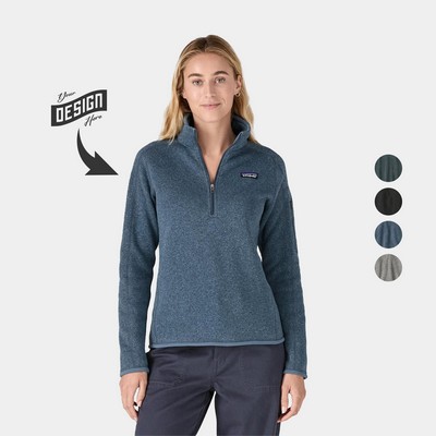 Patagonia® Better Sweater Women's Recycled 1/4 Zip & Fair Trade Certified