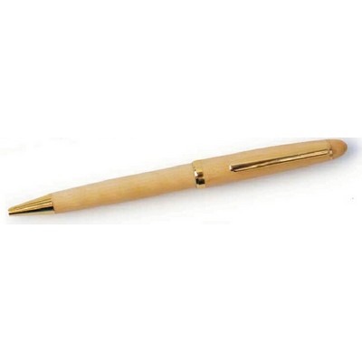 Maple Ballpoint Pen with Velvet Pouch